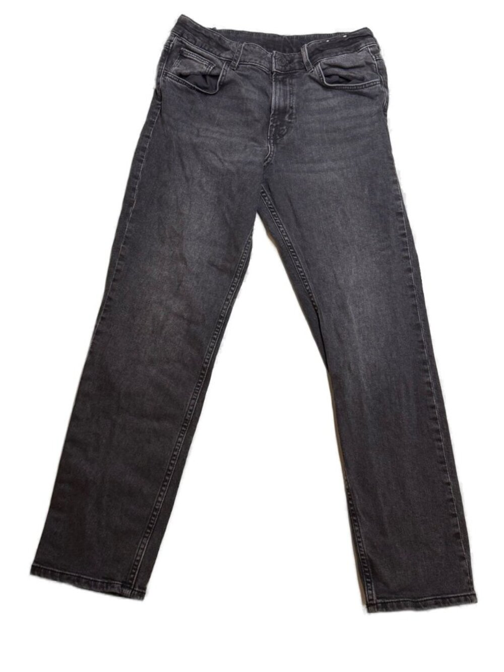 H&M Men's Charcoal Straight Jeans